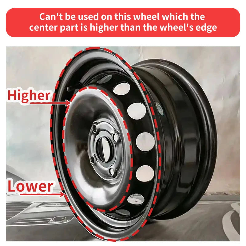 17 Inch Sunlight Style Wheel Covers Plastic Hubcaps For Automobile Vehicle Full Coverage 4PCS/Set Wheel Cap Accessories