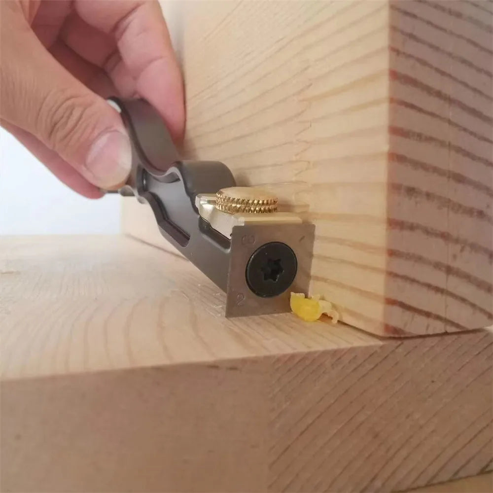 HONGDUI2 In 1 Mini Wood Carbide Insert Scraper Glue Scraper Removal For Glue Removing Aluminum Alloy Handle Woodworking Tool