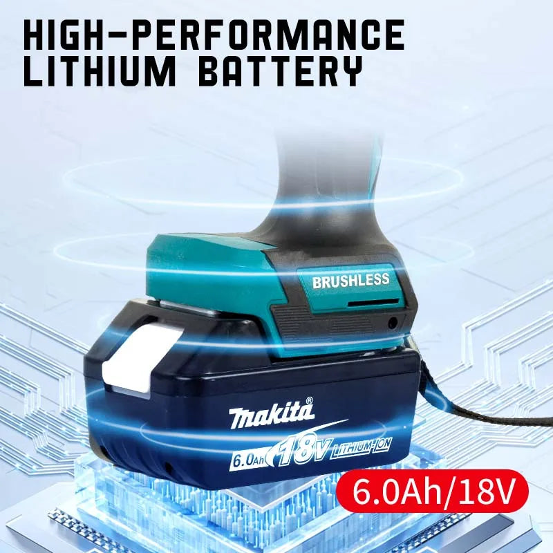 2024 New Makita TW004 Rechargable Drill Driver With battery Screwdriver Machine Brushless Electric Screwdriver Li-ion XGT