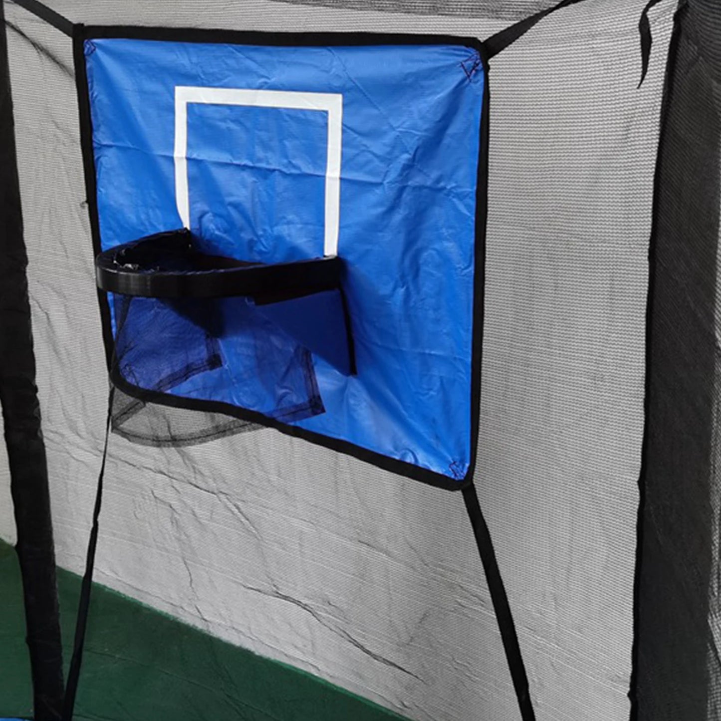 1 Set Trampoline Basketball Hoop with 3 Mini Balls And Pump Weatherproof Easy to Assemble Kids Entertainment Sport Trampoline Ac