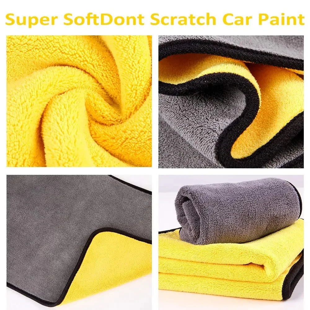 Cubicseven Car Microfiber Wash Towel Soft Drying Cloth