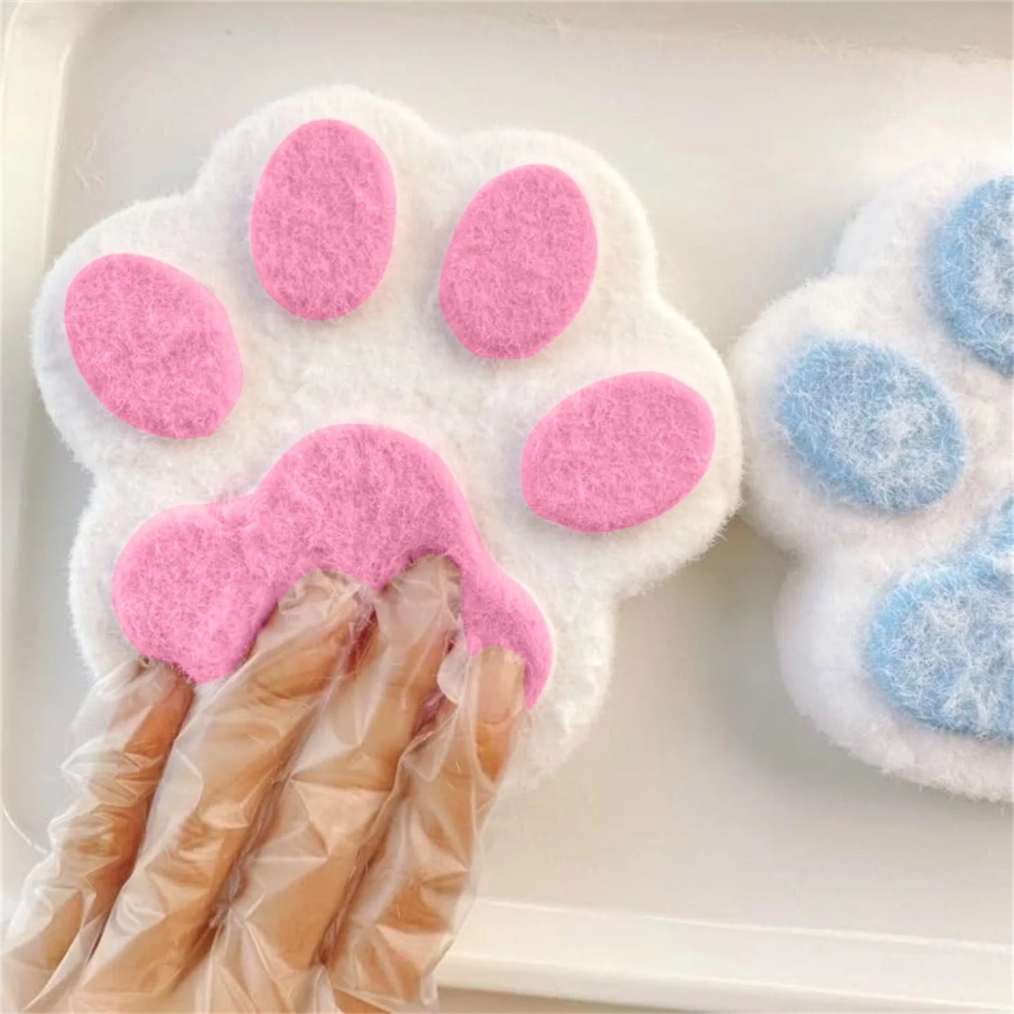 Transparent Large Squish Cat Foot Antistress Taba Big Cat Paw Anti-Stress Relief Toys for Kid Girl Fidget Soft Pinch Sensory Toy