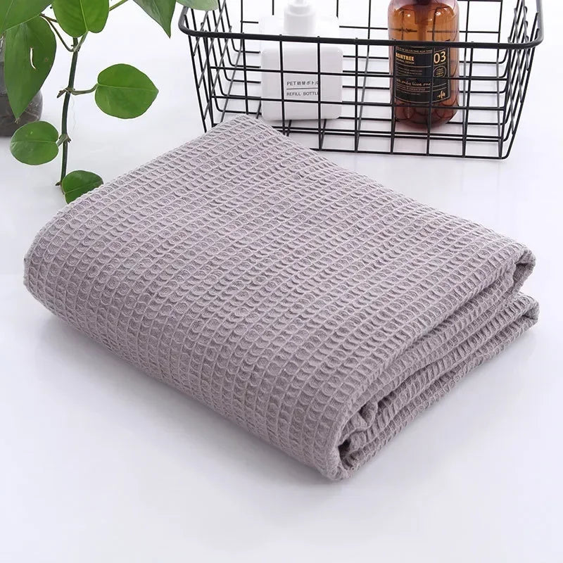 Family Pure Cotton Beehive Cover Is Simple Solid Color Soft Breathable Nap Multi-functional Lightweight Air Conditioning Blanket