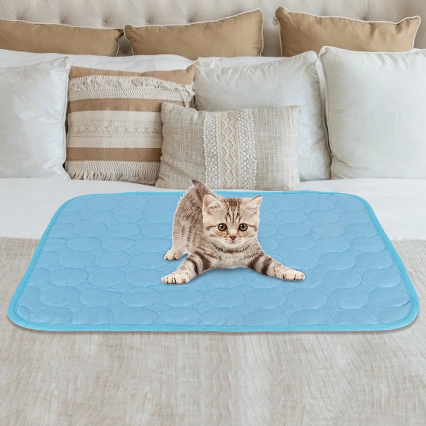 Cooling Mat Cooling Mat for Dog Cat Pet Self Cooling Pillow  Hot Weather Bed Cooling Mat for Dog Pet Mat Self Cooling Mat