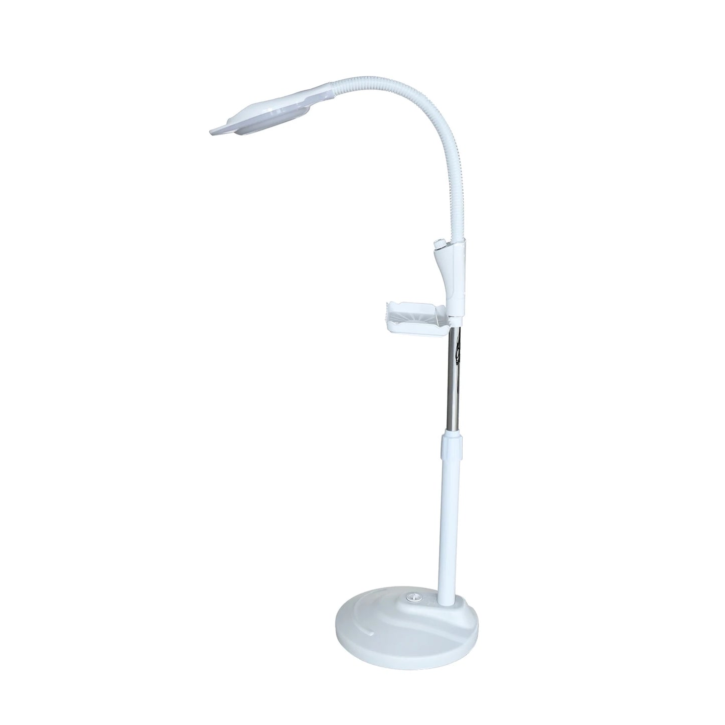 16X Magnifying LED Floor Stand Lamp with Adjustable Height & Brightness for Tattoo, Beauty Salon, and Home Use 110V 58W
