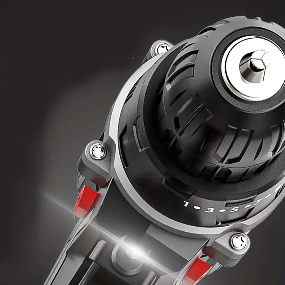 Hand drill turn home hand drill rechargeable tool lithium electric turn multi-function impact pistol drill electric screwdriver