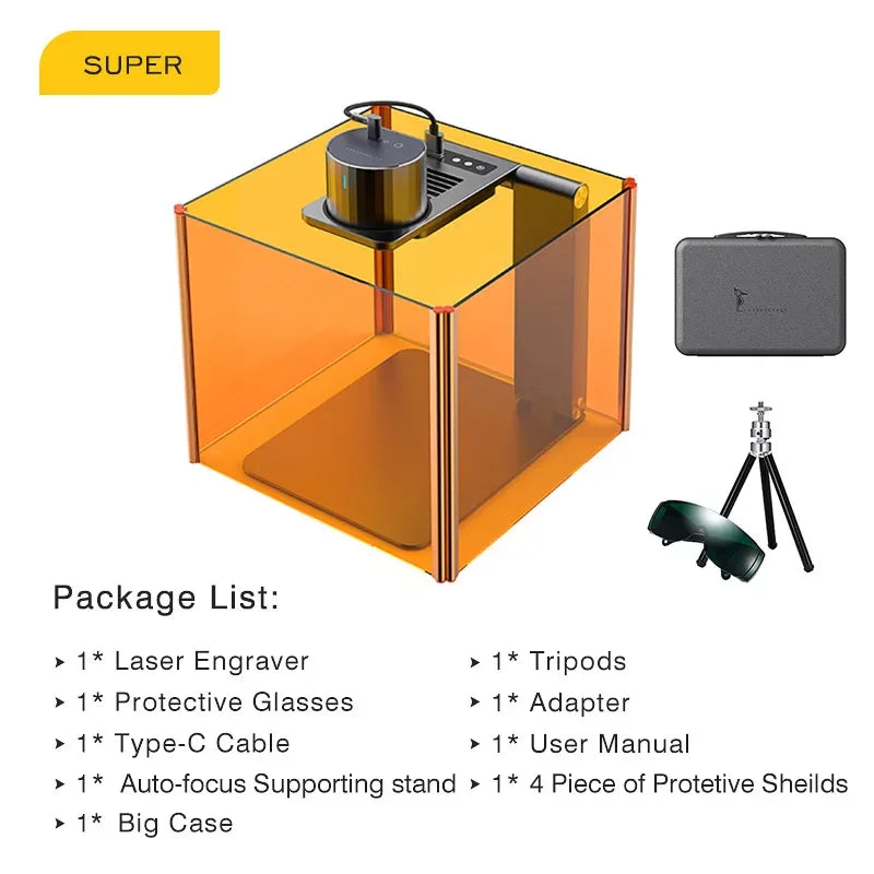 LaserPecker Laser Engraver With 405nm Laser Tool for Wood Leather Paper Portable Laser Engraving Machine LP1 Pro