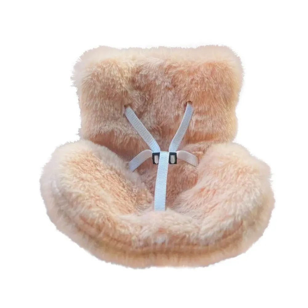 Car Ventilation Safety Seat Soft Kawaii Doll Seat Car Ornament Plush Safety Seat Car Air Outlet Decoration for 17cm Dolls