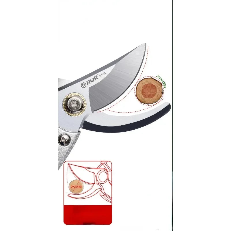 SK5 Pruning Scissors Grafting Tool Secateurs Stainless Steel