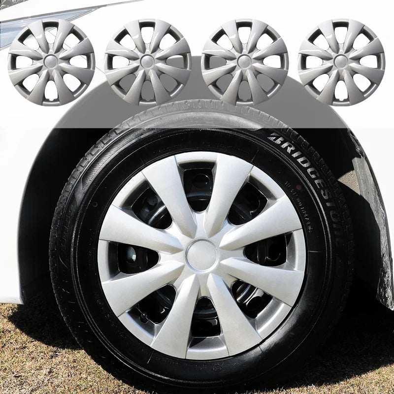 4pcs/Set 15 inch Hubcap Design for Toyota Corolla 2009-2013 15inch Car Iron Rim Wheel Cover Automobile Replacement Accessories
