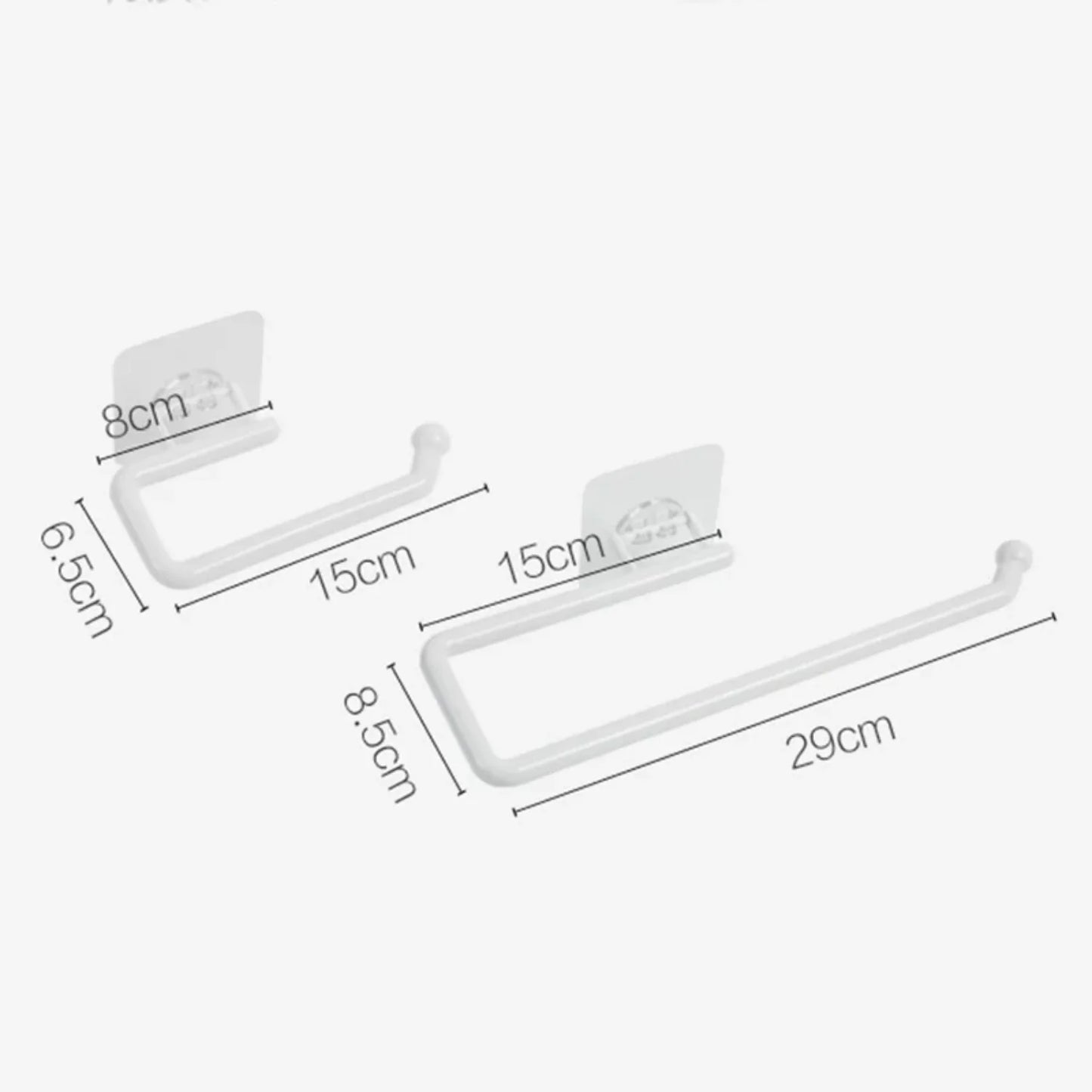 Kitchen Tissue Holder Hanging Toilet Roll Paper Holder Kitchen Paper Towel Rack Bathroom Cabinet Door Hook Holder Organizer