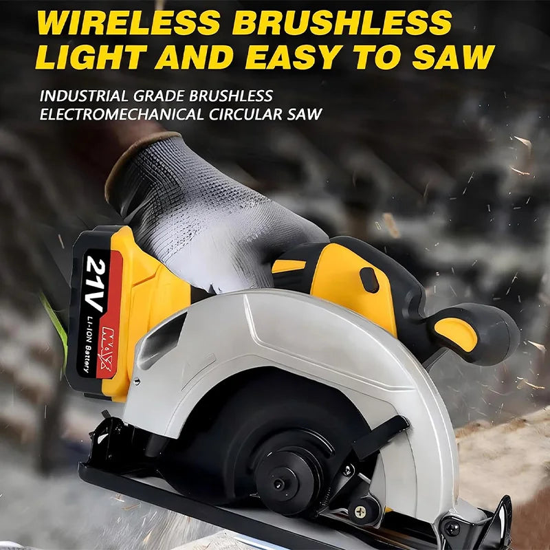 DEWALT 20V MAX Cordless Circular Saw 7 Inch Brushless Lightweight With 0 To 50 Degree Bevel