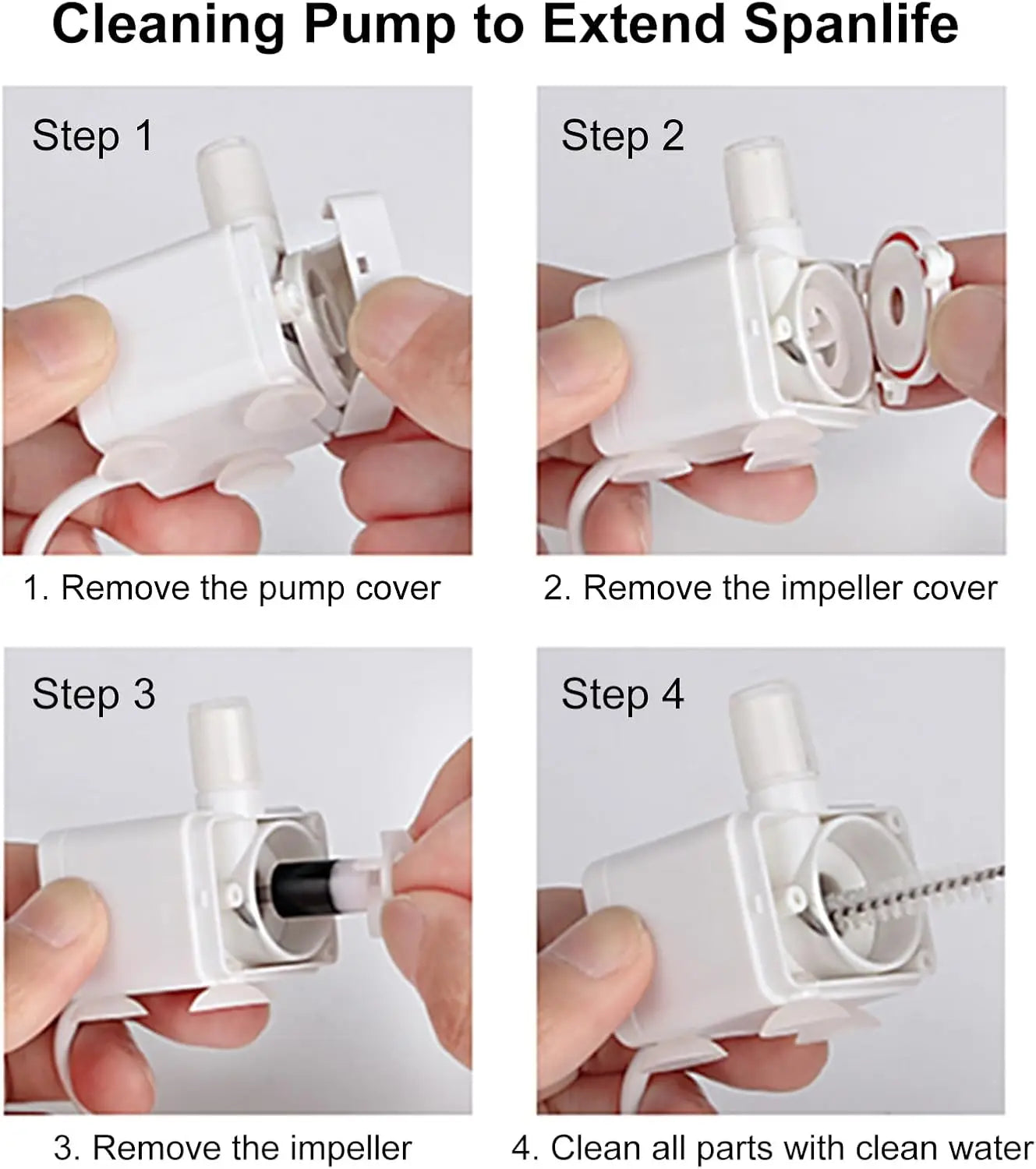 NPET Cat Water Fountain WF050TP 1.5L Automatic Pet Drinking Fountain with Replacement Faucet Kit