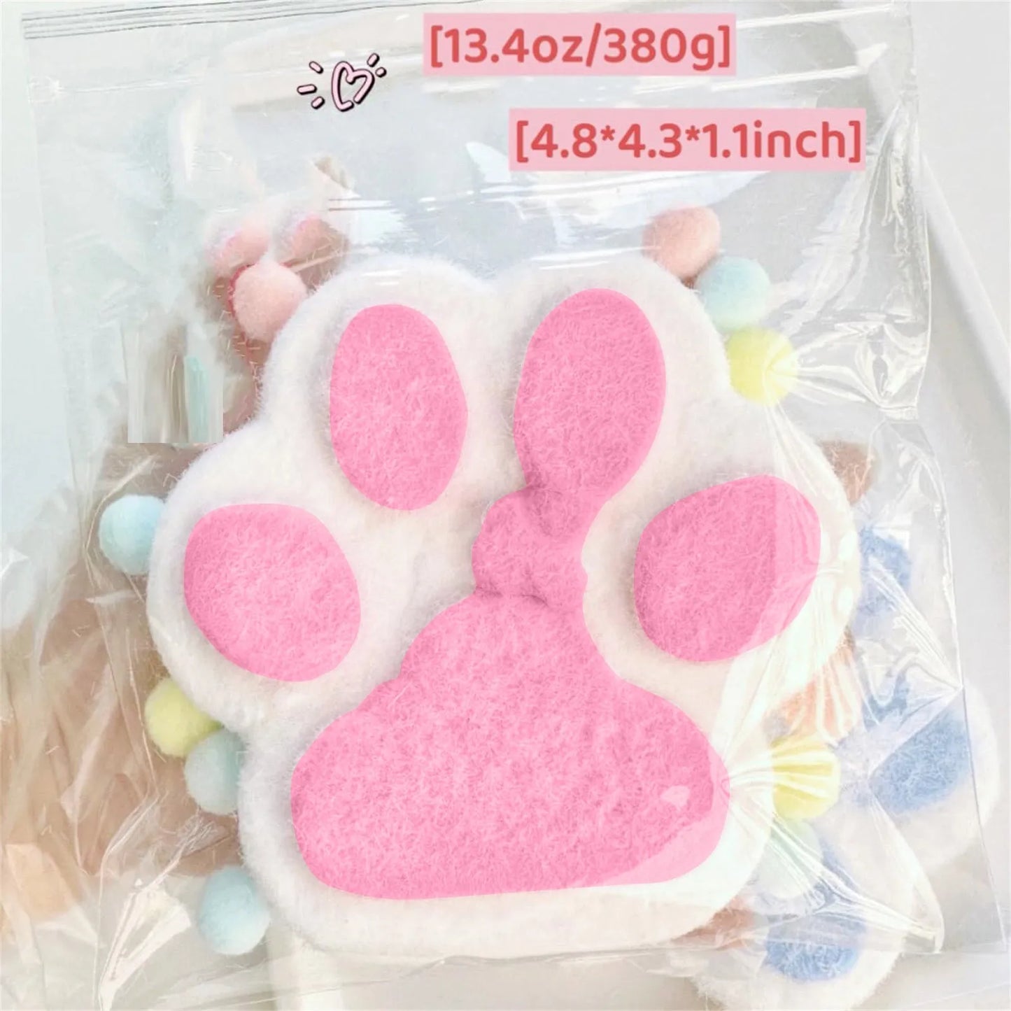 Transparent Large Squish Cat Foot Antistress Taba Big Cat Paw Anti-Stress Relief Toys for Kid Girl Fidget Soft Pinch Sensory Toy