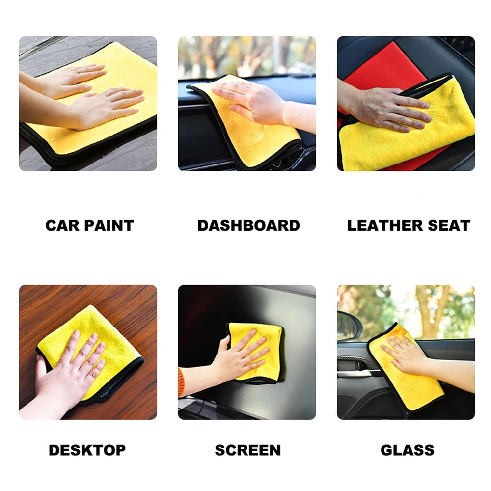 Cubicseven Car Microfiber Wash Towel Soft Drying Cloth