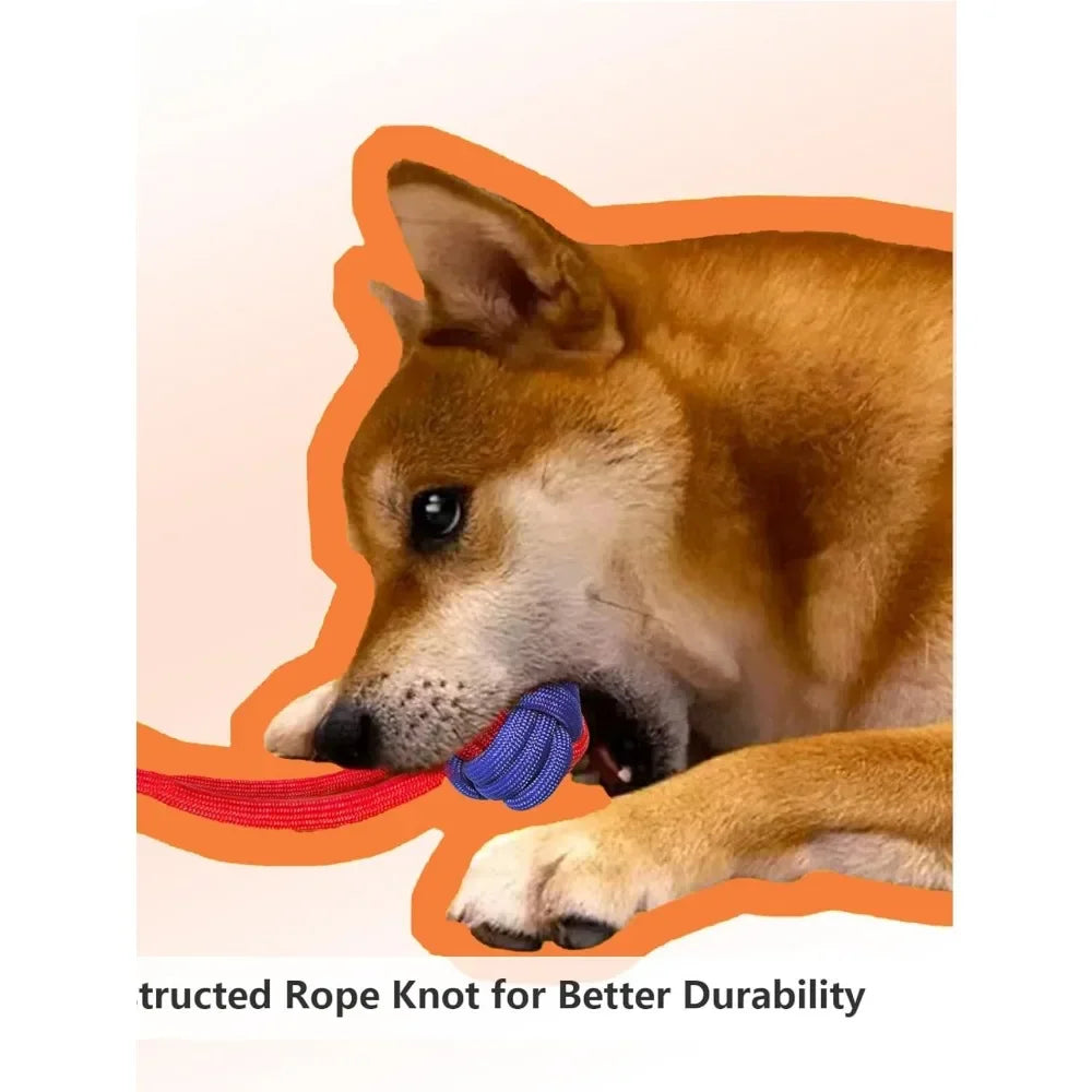 Rope Dog Toys for Small and Medium Dogs Dog Toys for Aggressive Chewers | Dog Tug of War Toy for Interaction and Teeth Cleaning