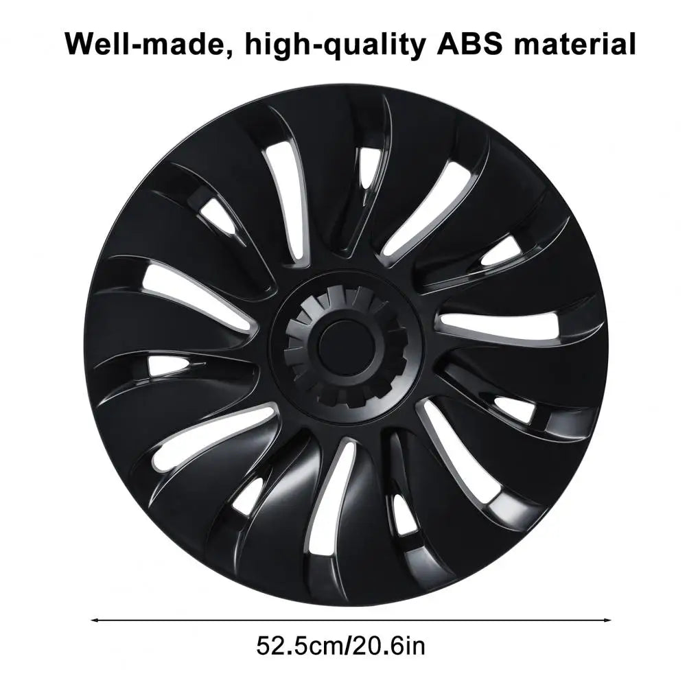 4PCS HubCap Performance Replacement for Tesla Model 3 Wheel Cover 19Inch Automobile Hub Cap Full Rim Cover Accessories