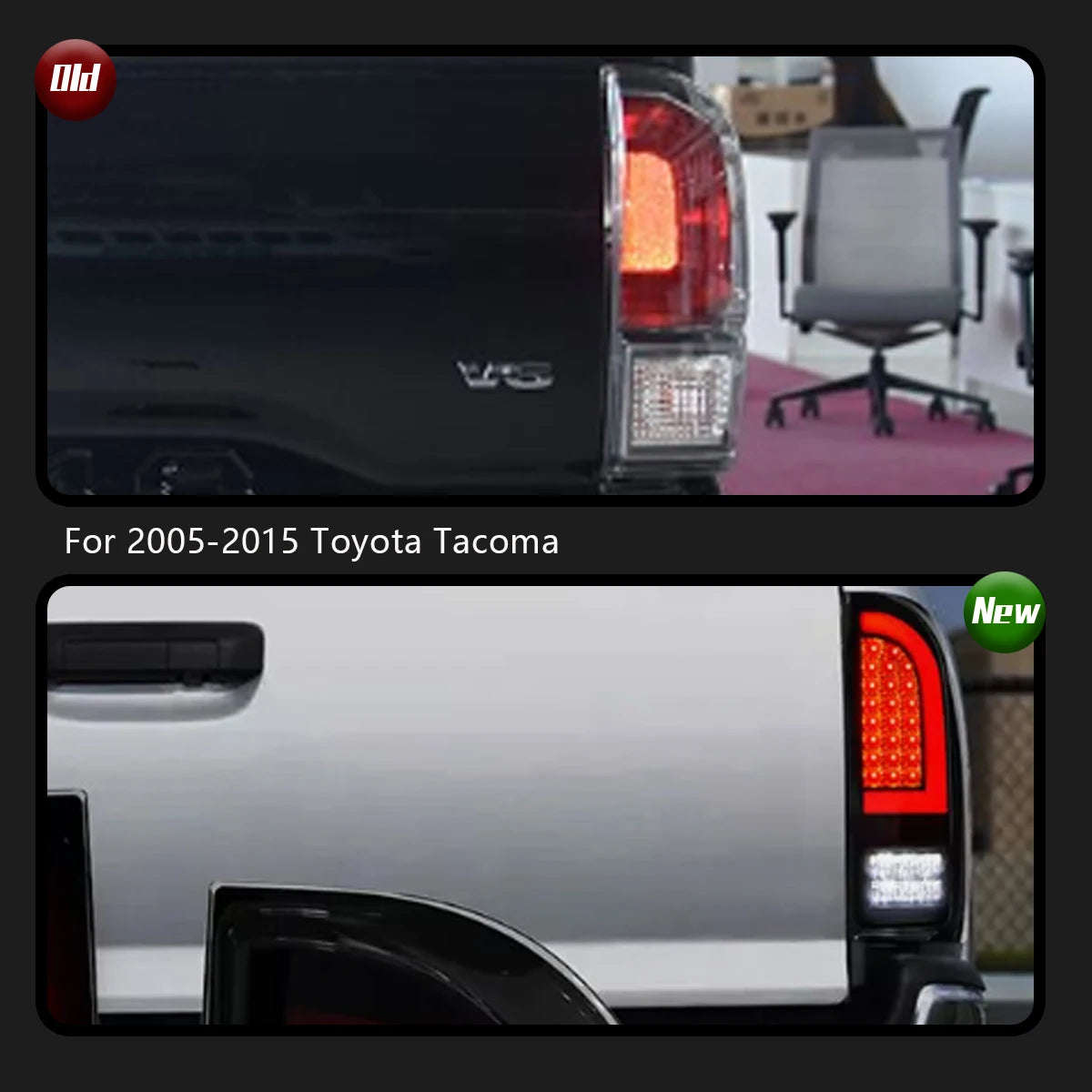 TYPY Car Turn signal Tail Lamp LED Fit For Toyota Tacoma 2005-2015 Automobile Rear Lamps Brake LED Taillights Car Accessories