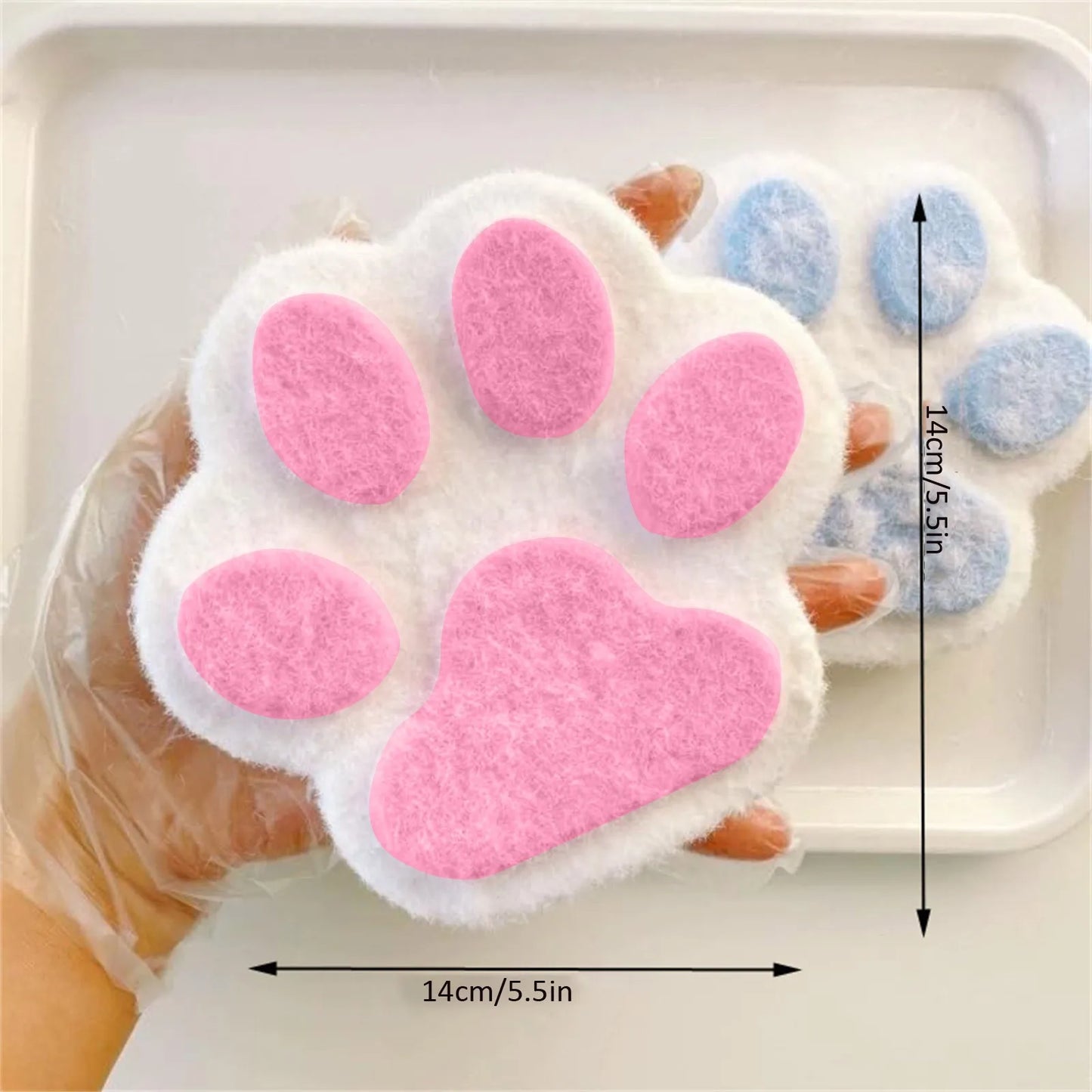 Transparent Large Squish Cat Foot Antistress Taba Big Cat Paw Anti-Stress Relief Toys for Kid Girl Fidget Soft Pinch Sensory Toy