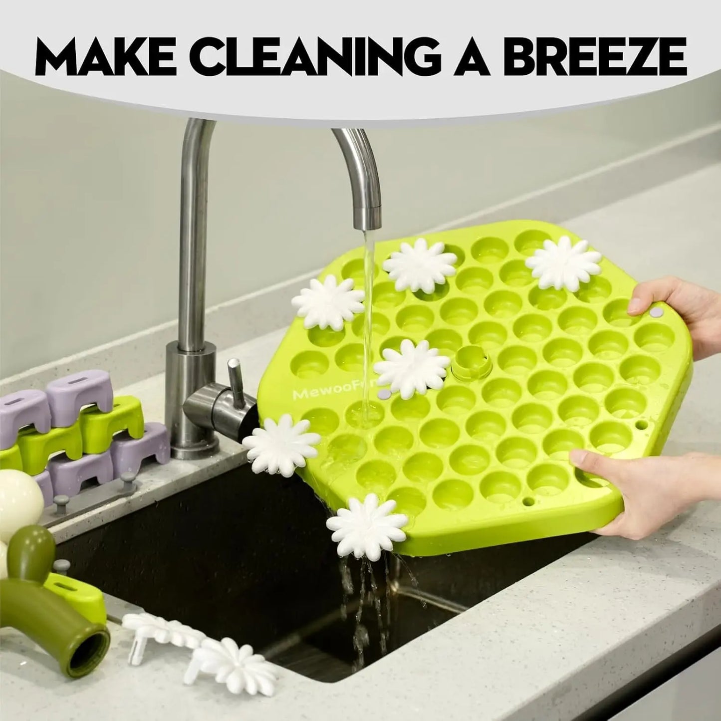 MEWOOFUN Level 4 Dog Puzzle Toy Enrichment Toys for Dogs IQ Training Dog Slow Feeder Interactive Toys for All Breeds