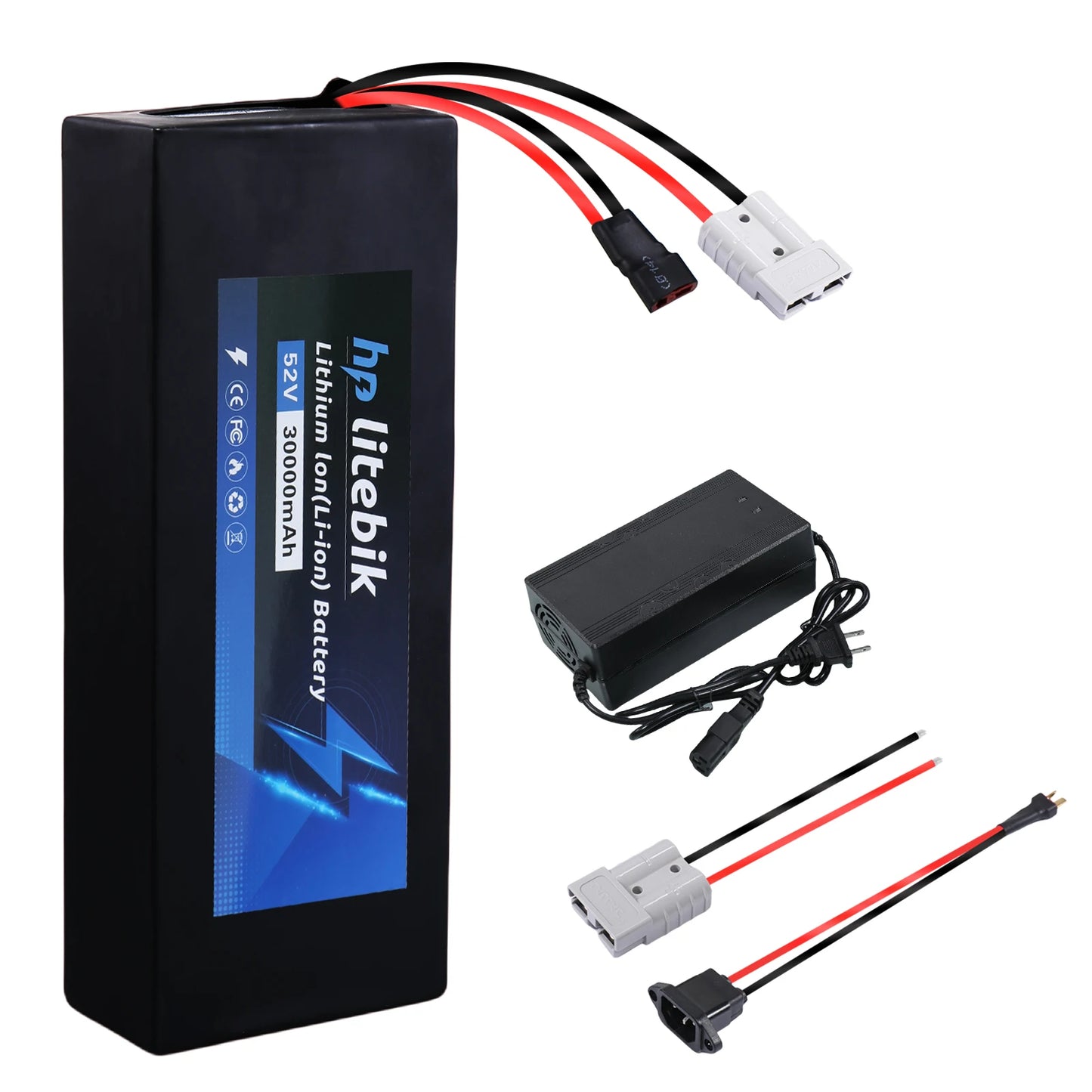 36v 48V Battery, 10Ah/ 14AH/ 16AH/ 20AH Ebike Battery for 200-1200W Electric Bike Bicycle, Scooter and Other Motor