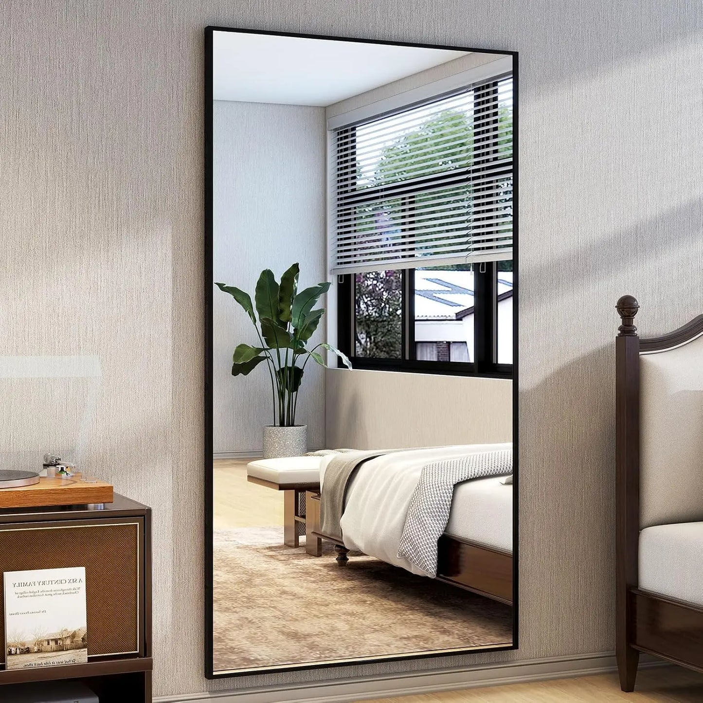 Full Length Mirror with Stand 34"x76"