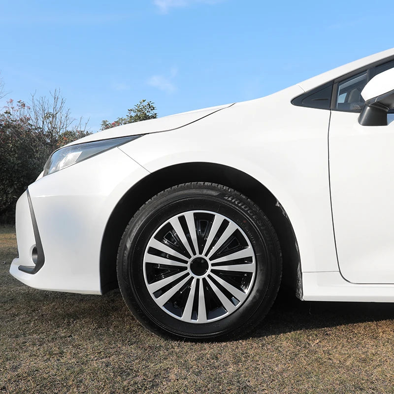 4 hubcaps for Iron Rim,15 Inch Hubcap Replacement Wheel Cap Automobile Full Rim Cover Accessories for Most Car Iron Wheel Cover