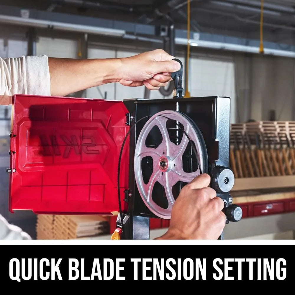 2.8 Amp 9 In. 2-Speed Benchtop Band Saw for Woodworking - BW9501-00