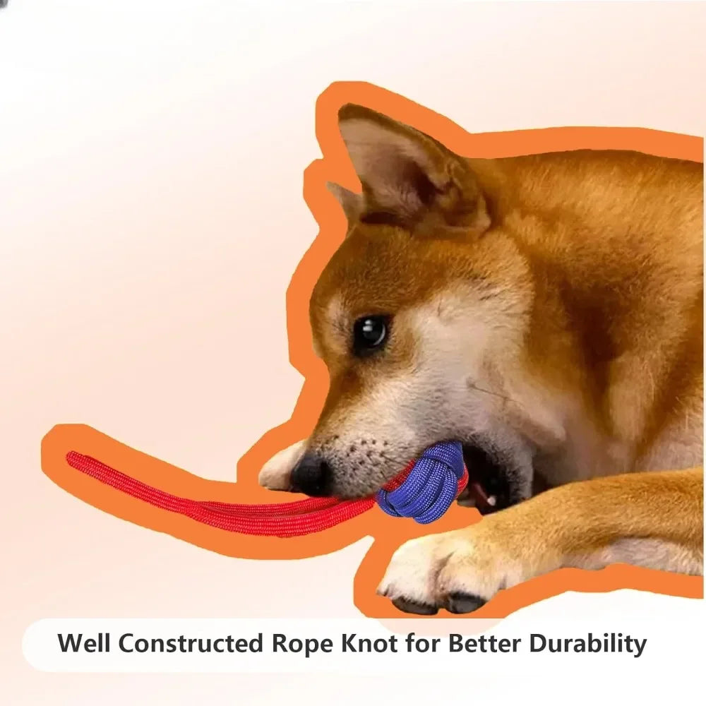 Rope Dog Toys for Small and Medium Dogs Dog Toys for Aggressive Chewers | Dog Tug of War Toy for Interaction and Teeth Cleaning