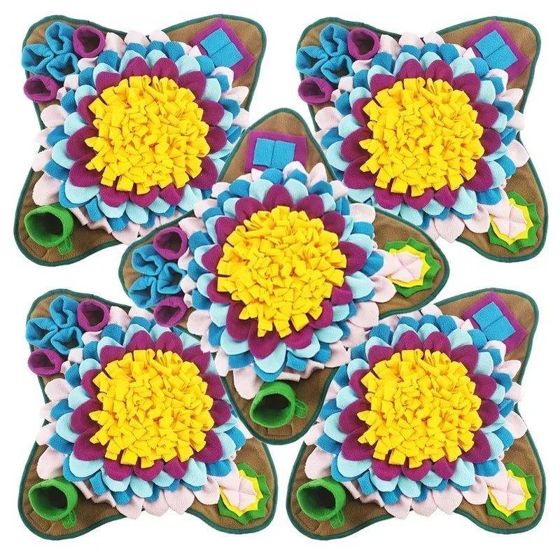 Dogs Snuffle Mat Pet Leak Food Anti Choking Mat Cat Dog Training Blanket Nose Work Toy Pet Slowing Feeding Intelligence Mat