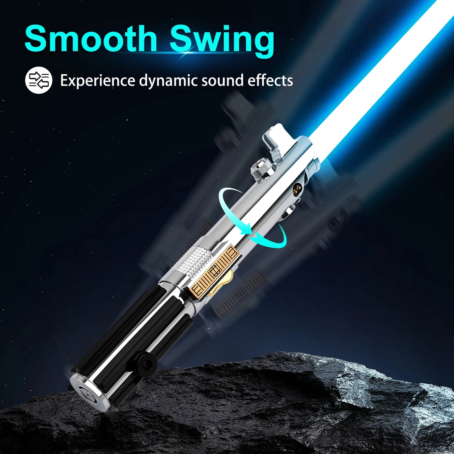 TXQSABER Anakin Lightsaber Neo Pixel Soundboard Smooth Swing Metal Handle With LED Strip Blade Skywalker Replica Cosplay Toys