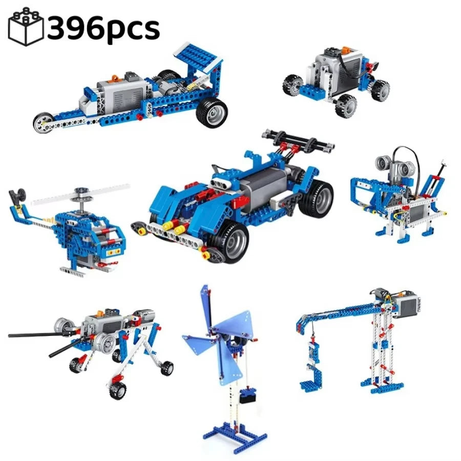 9686 Technical Parts Multi Technology Programming Educational School Students Learn Building Blocks Power Function Set Kids Gift