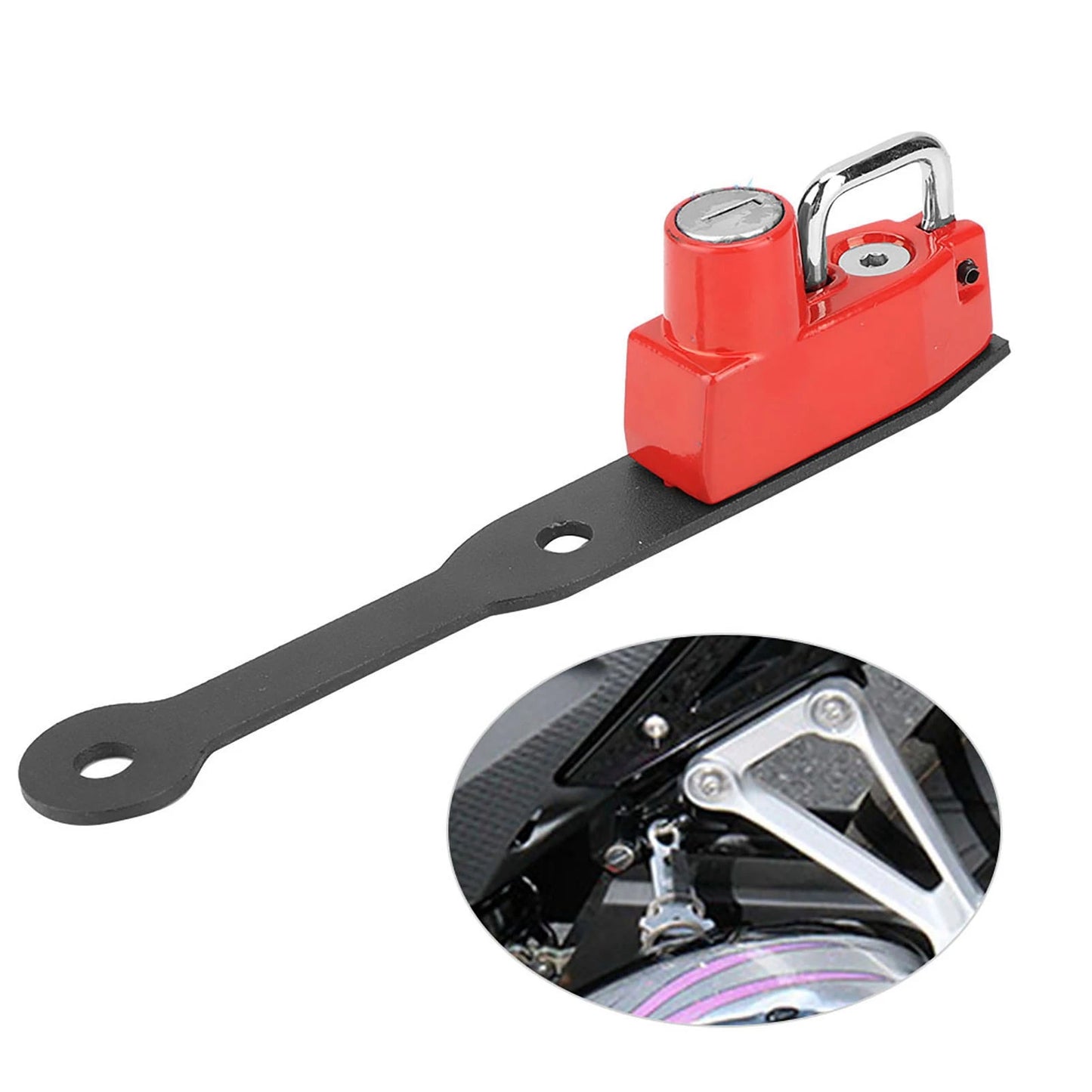 Helmet Lock Helmet Lock for CBR400R Motorcycle Anti Theft Helmet Lock Left Side Fits for CBR400R CBR500R CB500F Aluminium Alloy