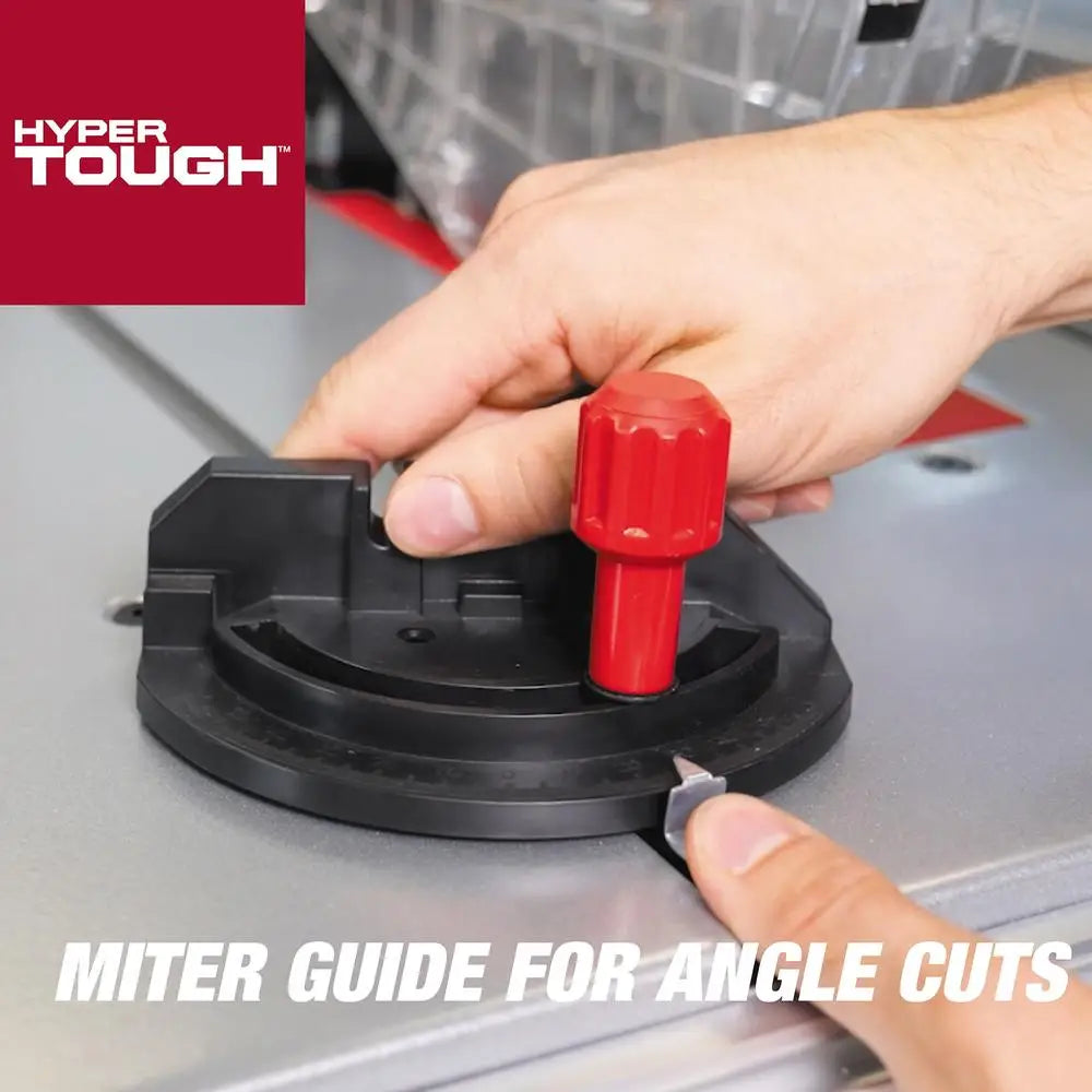 15Amp 10-inch Table Saw with 0-45 Degree Bevel Lightweight Portable Cutting Tool Kit