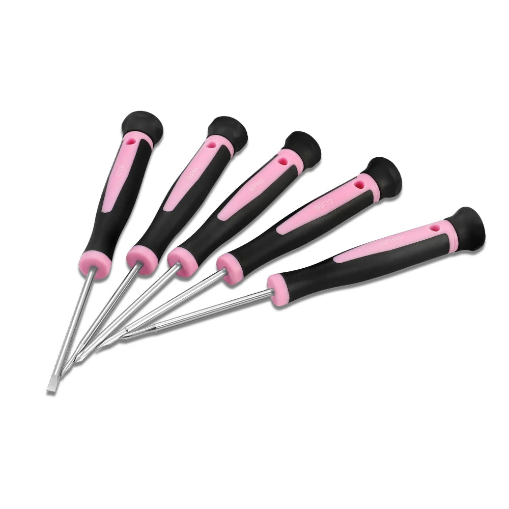 WORKPRO Pink Tool Kit - 236 Pieces Pink Tool Set with Easy Carrying Round Pouch, Household Tool Kit Perfect for DIY, Home Mainte