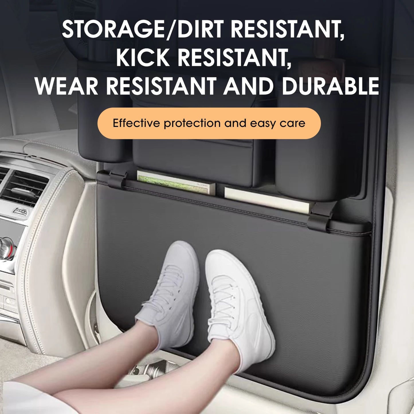 1Pcs/lot Black Portable Car Seat Back Storage Bag Easy to Install Automobiles Interior Accessories Suitable for Kids and Travel