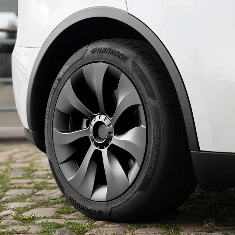 4PCS Wheel Cover for Tesla Model Y 19 Inch Hubcap Performance Replacement Wheel Cap Automobile Full Cover Accessories 2018-2024