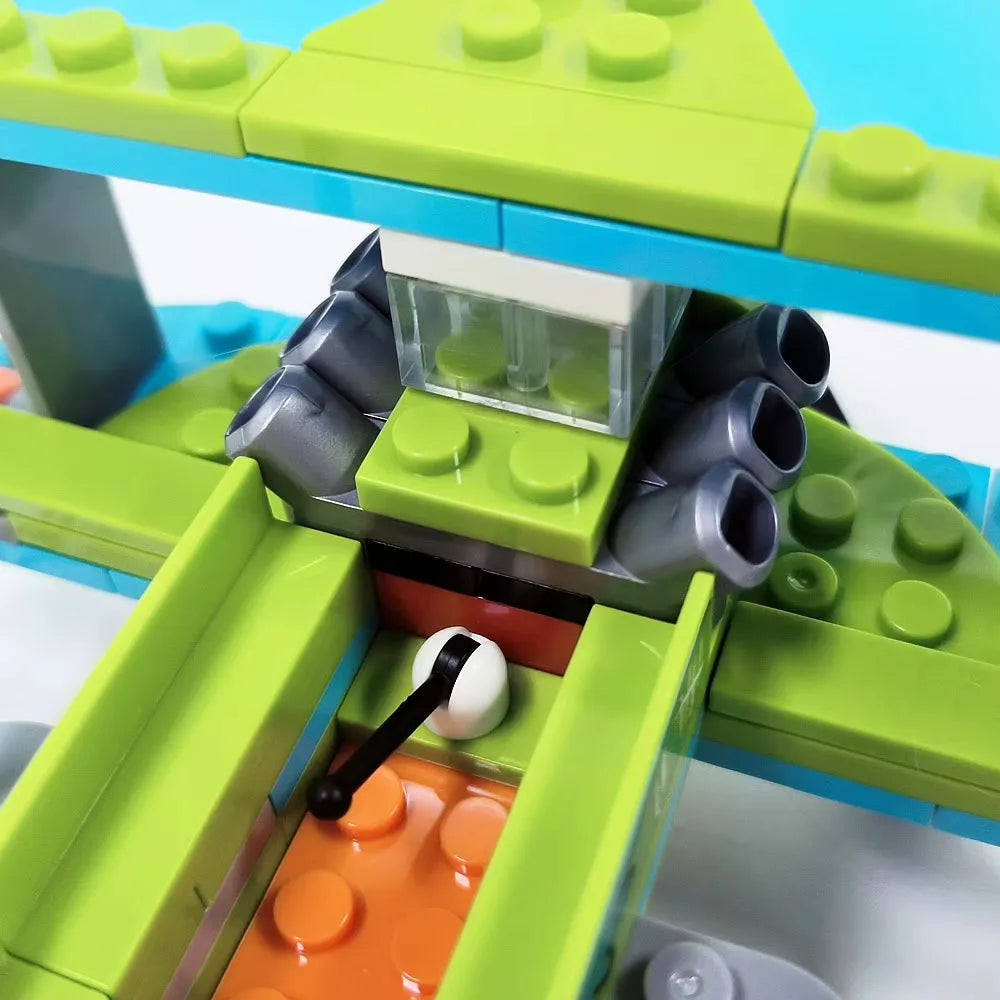 Creative Expert Mysterious adventure plane Model Compatible 75901 Moc Buiilding Block Bricks Educational Kids Toys Gifts128pcs