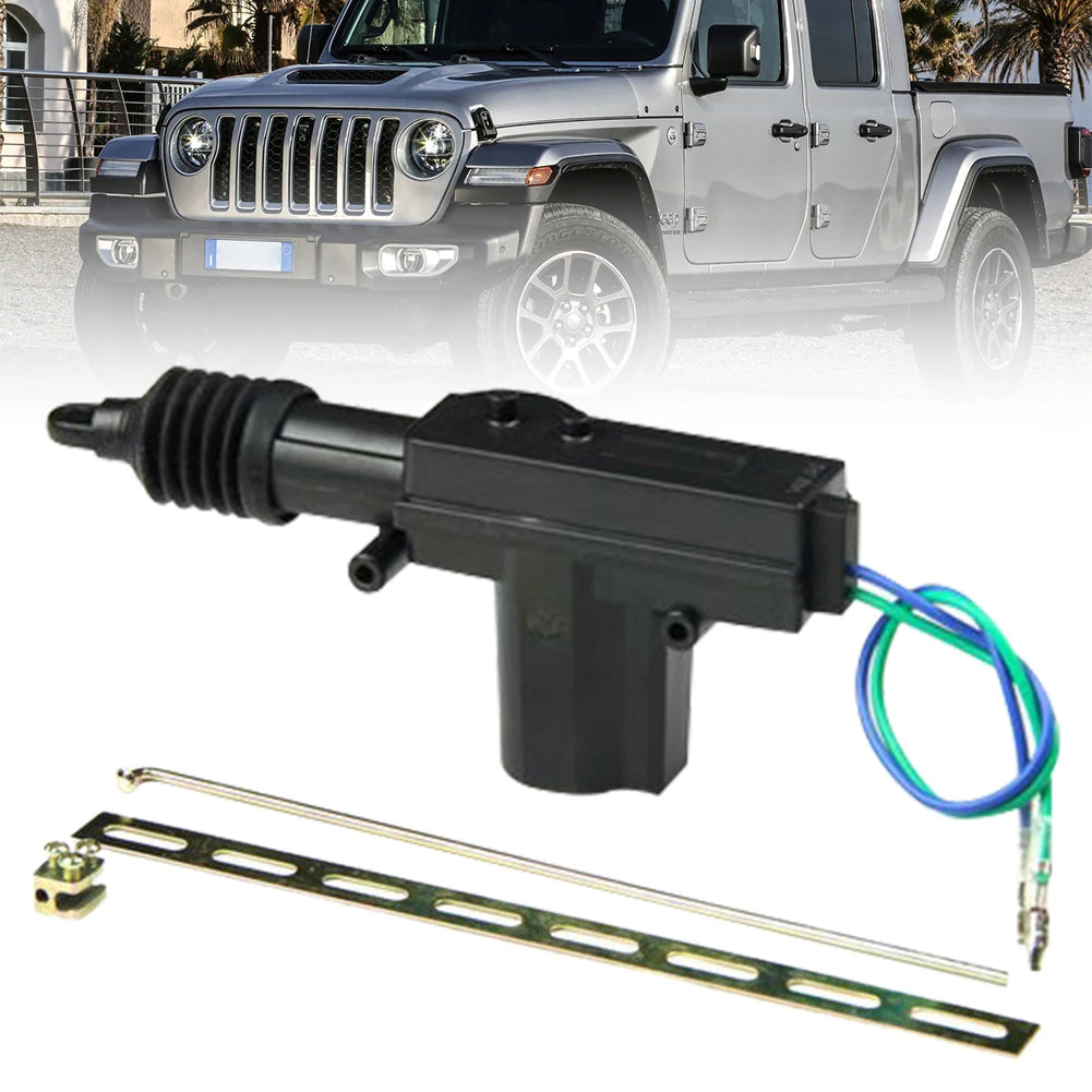 12V Car Locking System Actuator Heavy Duty Automobile Central Door Lock Motor Kit 2 Wire Vehicle Electric Door Lock Accessories