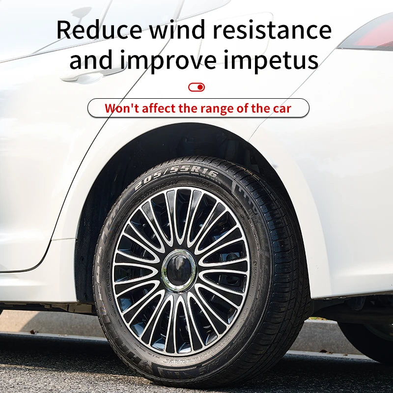 4 hubcaps for Iron Rim,15 Inch Hubcap Replacement Wheel Cap Automobile Full Rim Cover Accessories for Most Car Iron Wheel Cover