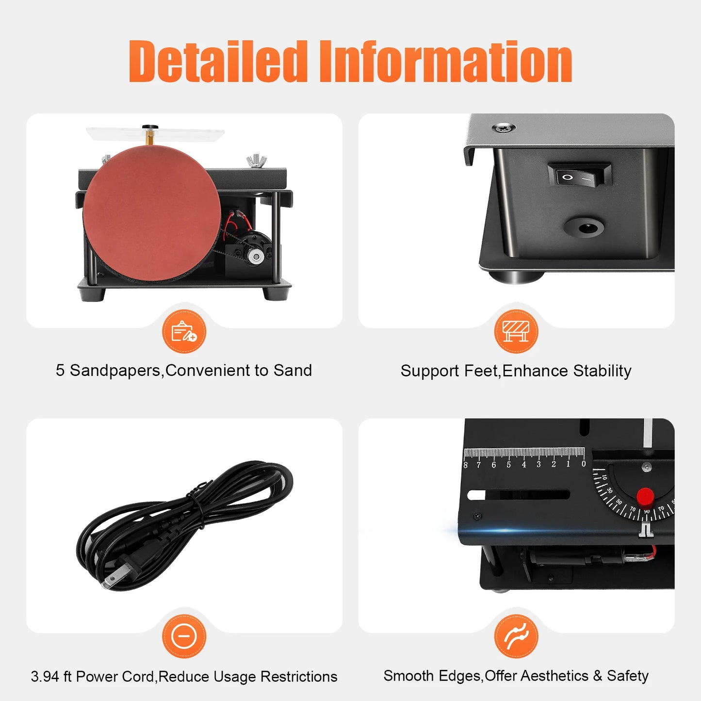 200W Cutting Tool Machine  Mini Table Saw  Multi-Functional Cutting Bench