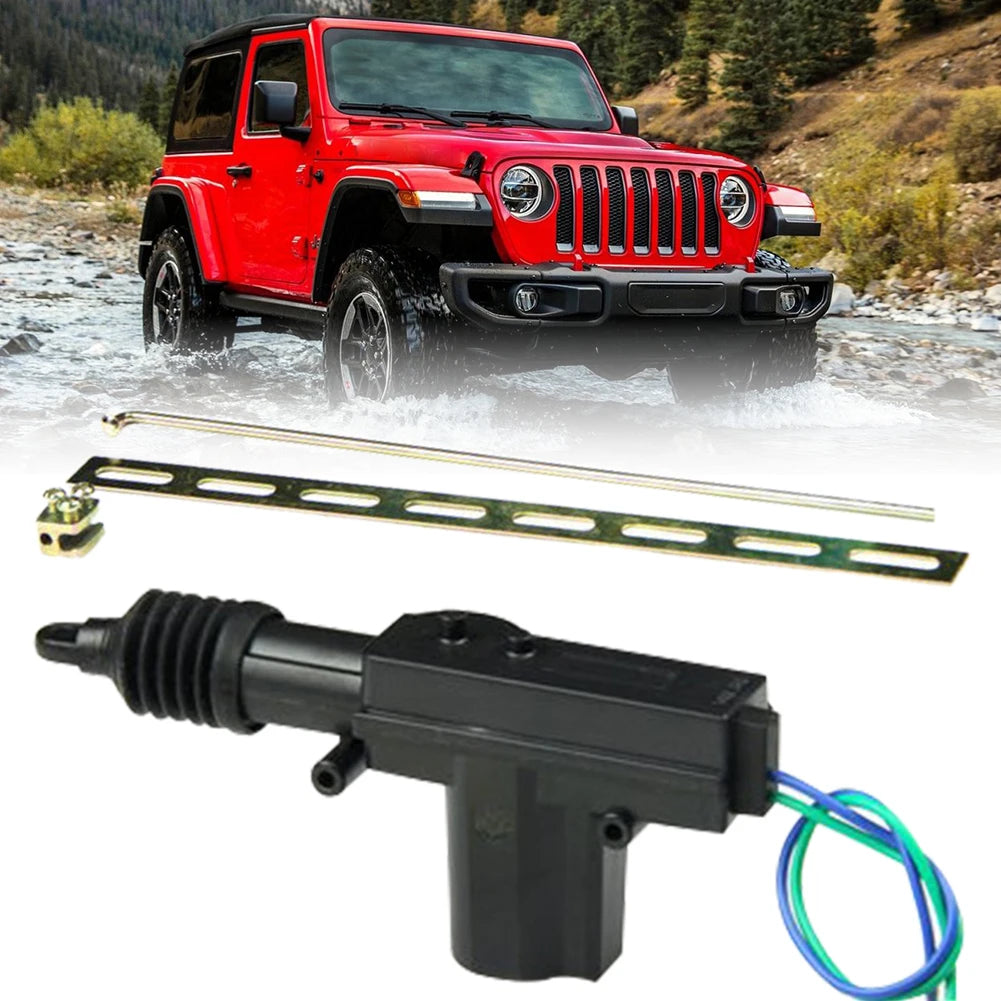 12V Car Locking System Actuator Heavy Duty Automobile Central Door Lock Motor Kit 2 Wire Vehicle Electric Door Lock Accessories