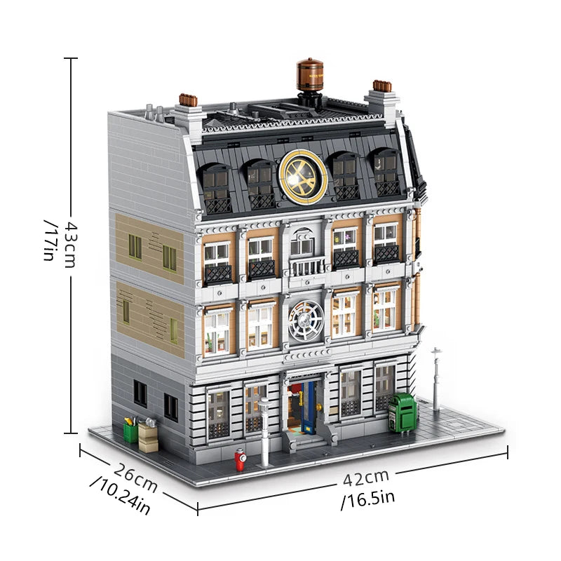 Local Warehouse Quick Ship 6564Pcs Creative Model With Led Doctor Strange's Sanctorum Sanctum Showdown Building Blocks Toys