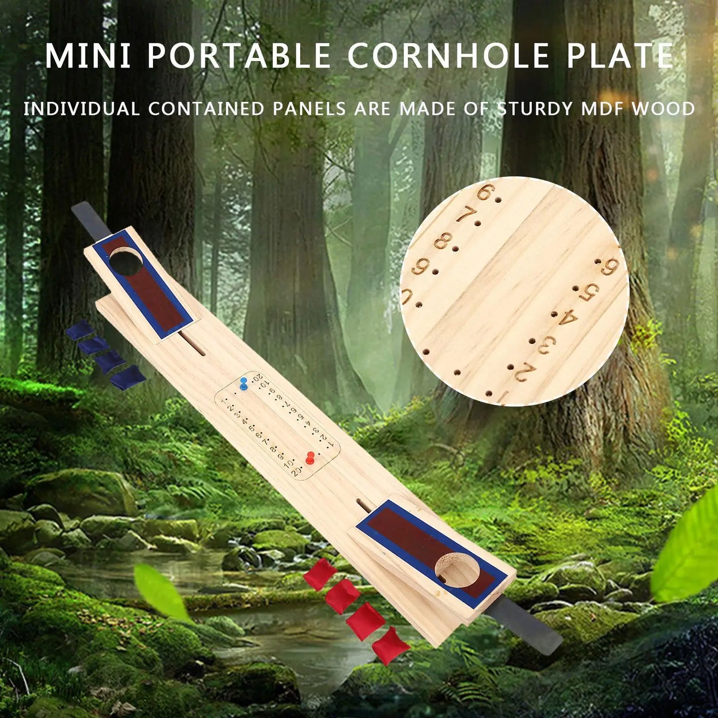 Classic Cornhole Set Cornhole Set Includes Corn Hole Boards 8 Bean Bags Party Games Board For Outdoor Indoor Gaming Family Fun