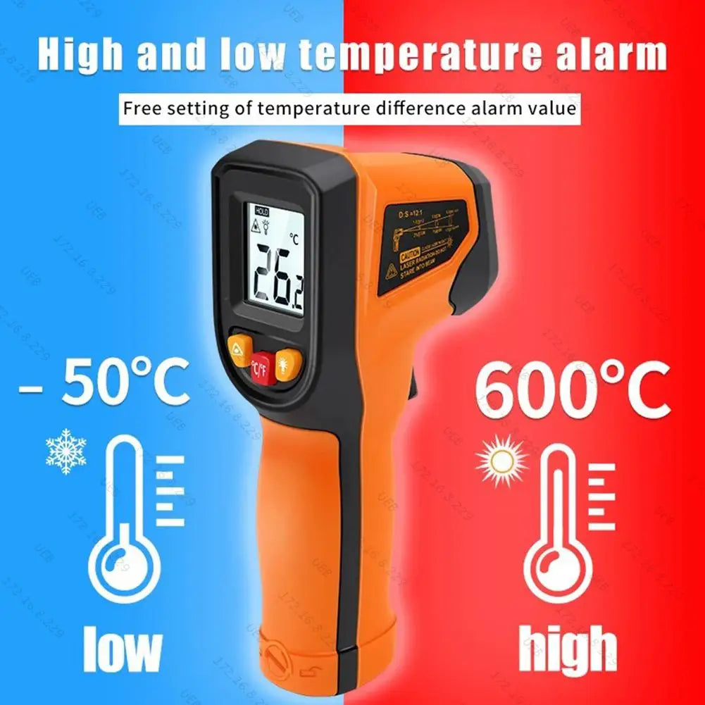 Infrared Thermometer with Backlight Handheld Temperature Gun
