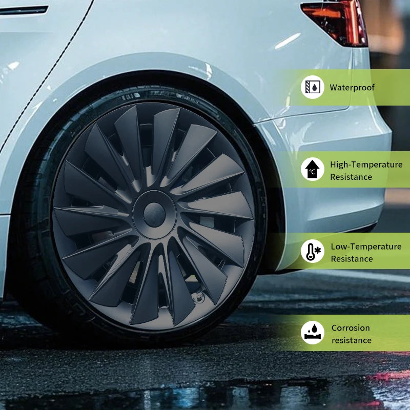 Design for TESLA Model Y 2020-2024 Vehicle Full Coverage New Blade Wheel Cover Cap 19 Inches Hubcaps  Automobile Accessories