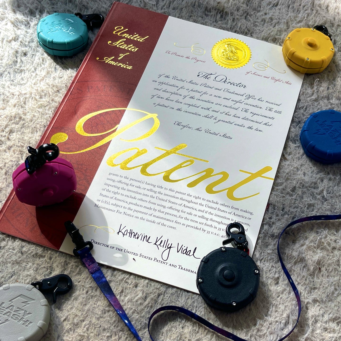 Safe & Easy Lightweight Heavy-Duty Wearable Mini Clip-On Adjustable Power Leash! Off-Leash Dog Walking Hiking Training & Travel