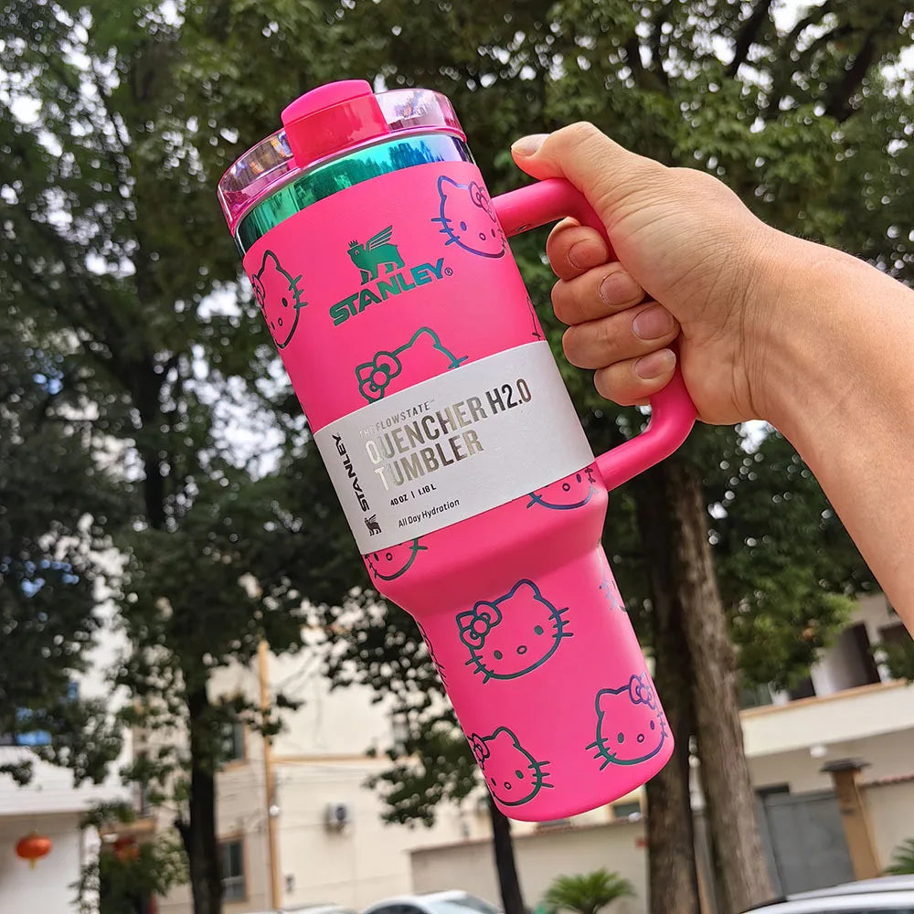 Stanley Quencher H2.0 Tumbler 40 Oz With Handle And Flowstate 3 Position Lid