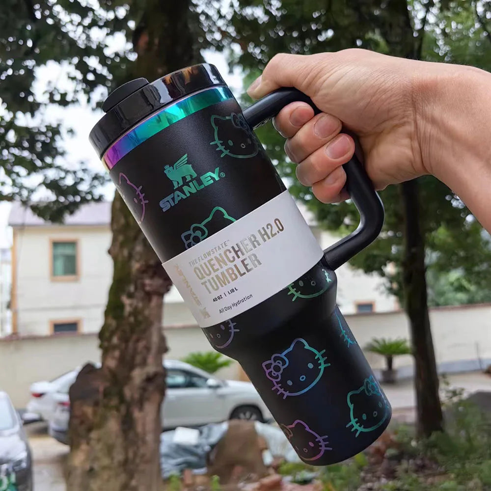 Stanley Quencher H2.0 Tumbler 40 Oz With Handle And Flowstate 3 Position Lid