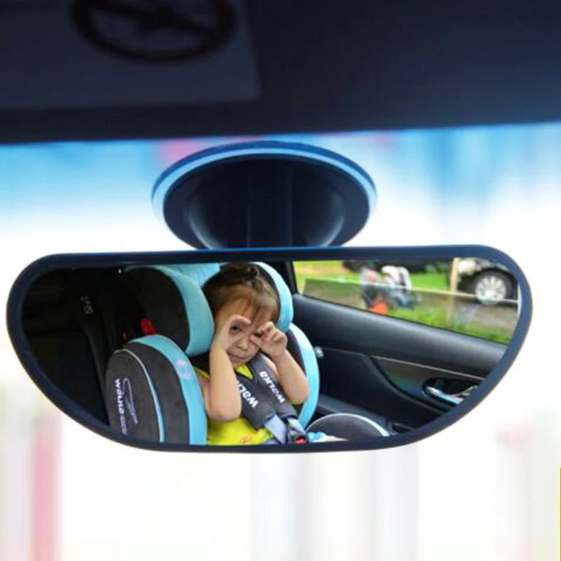 Car Baby Interior Rearview Mirror Adjustable Convex Mirror With Suction Cup Easy to install Automobiles Interior Accessories